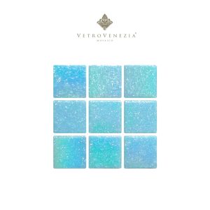 Mosaico Vetro Venecia  Serie Brillare Azul Acapulco 2 x 2