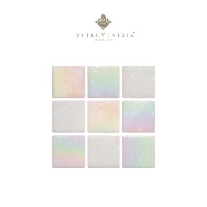 Mosaico Vetro Venecia  Serie Brillare Blanco 2 x 2