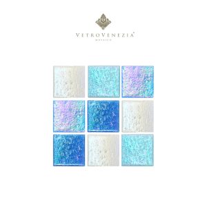 Mosaico Vetro Venecia  Serie Brillare Mezcla Malibu 2 x 2