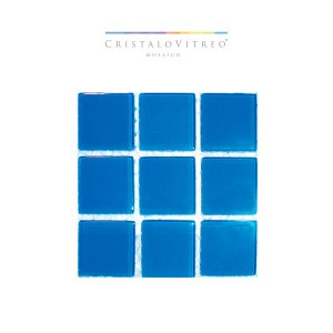 Mosaico Cristalo Vitreo Azul Intenso VC460