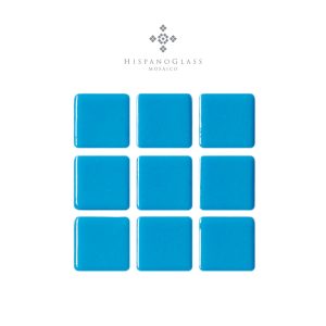 Mosaico Hispano Glass Azul Claro Liso 2005