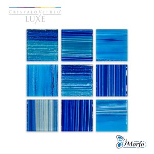Mosaico Cristalo Vitreo Serie Luxe Modelo Morfo